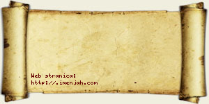 Anja Aćimac vizit kartica